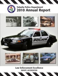 2010 Annual Report - the City of Tukwila