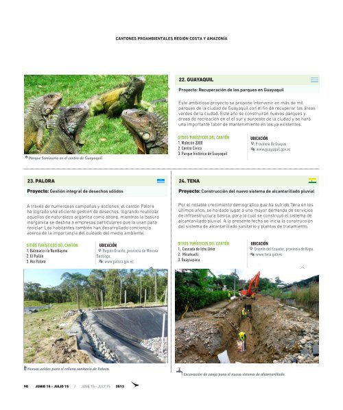 Cantones proambientales - Abordo.com.ec