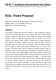 M.Sc. Thesis Proposal