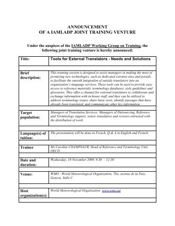 DRAFT TEMPLATE - iamladp