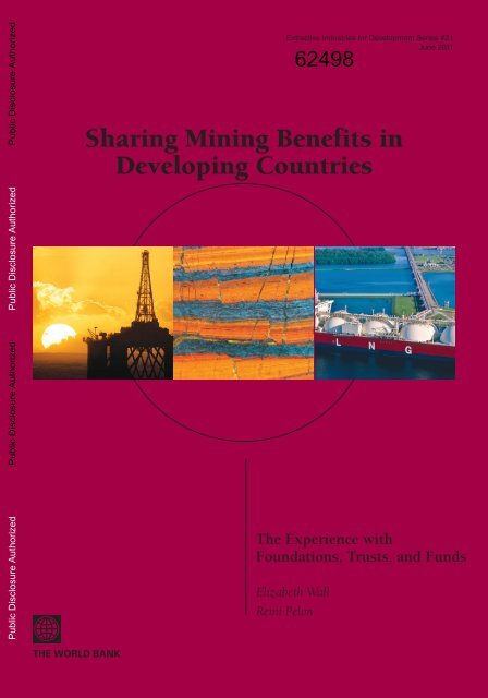 Sharing Mining Benefits in Developing Countries - World Bank