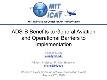 presentation - ADS-B for General Aviation