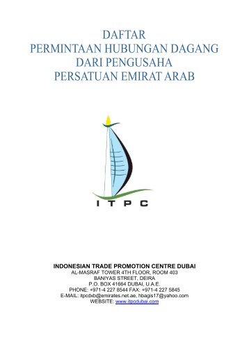 INDONESIAN TRADE PROMOTION CENTRE DUBAI - ITPC Dubai