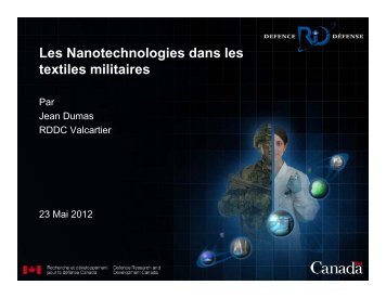 jean dumas - rddc - les nanotechnologies dans les textiles militaires