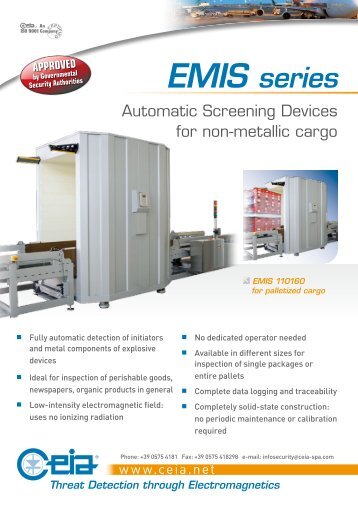 EMIS series - CEIA S.p.A.