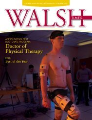 Doctor of Physical Therapy - Walsh University