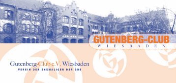 GUTENBERG-CLUB - Gutenbergschule Wiesbaden