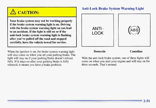 1996 Buick Century Owner's Manual