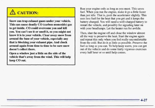 1996 Buick Century Owner's Manual