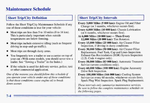 1996 Buick Century Owner's Manual