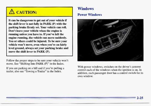 1996 Buick Century Owner's Manual