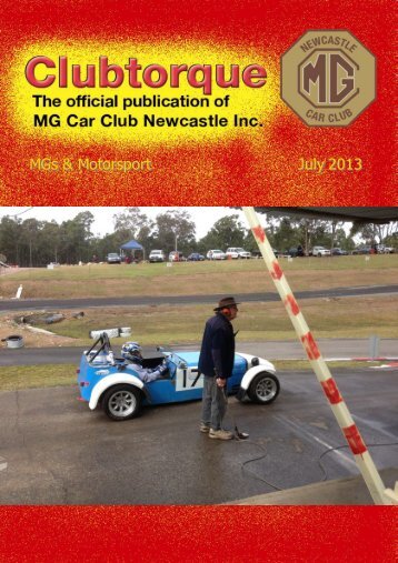 July 2013 - MG Car Club Newcastle