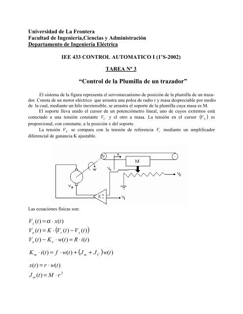 Tarea 3 - Departamento de IngenierÃƒÂ­a ElÃƒÂ©ctrica - Universidad de La ...