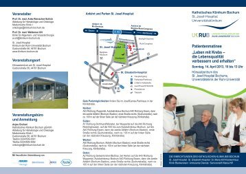 Flyer in PDF - Chirurgische Klinik St. Josef-Hospital Bochum