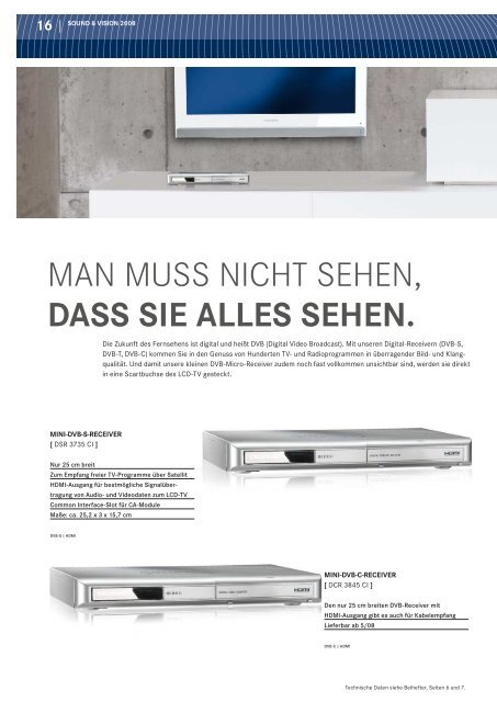 SOUND & VISION | 2008 - Grundig .NO