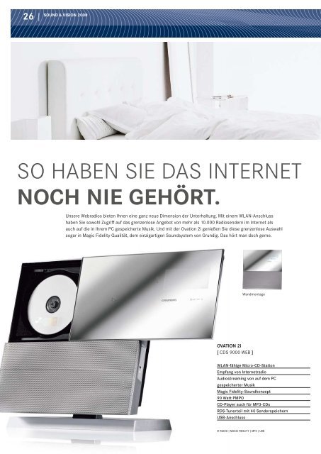 SOUND & VISION | 2008 - Grundig .NO