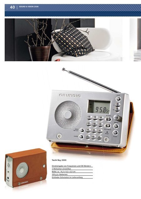 SOUND & VISION | 2008 - Grundig .NO