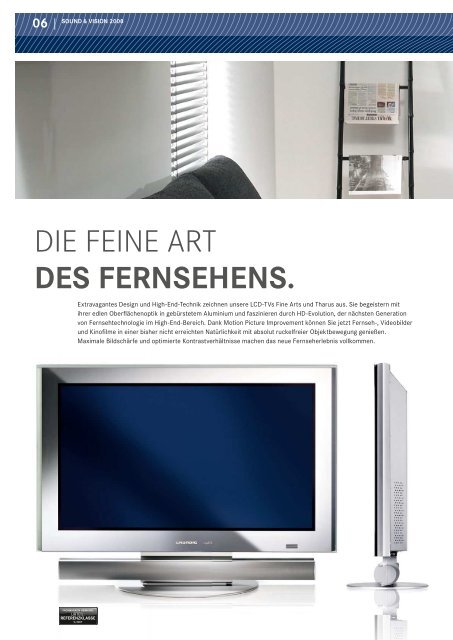 SOUND & VISION | 2008 - Grundig .NO