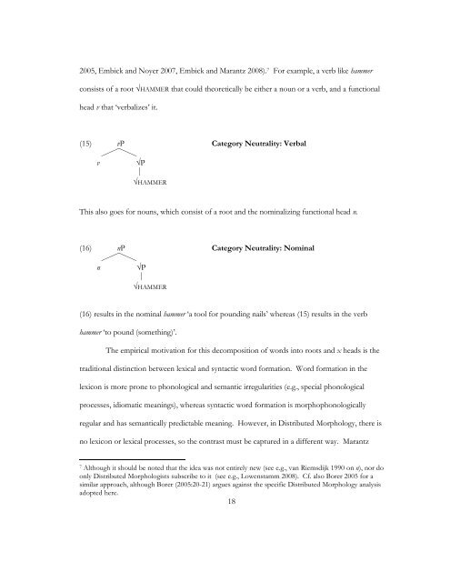 Definite Markers, Phi Features and Agreement - Georgetown ...