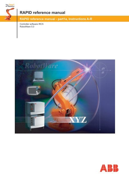 RAPID reference manual - Technology
