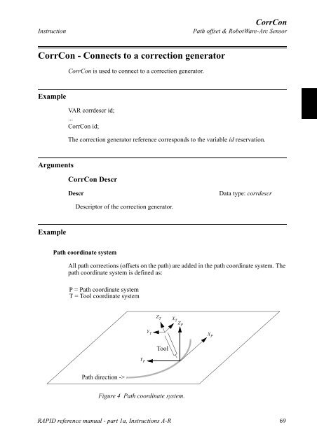 RAPID reference manual - Technology