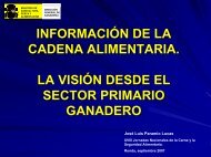 INFORMACION DE LA CADENA ALIMENTARIA Jose Luis Paramio ...
