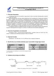 Fiche Technique - Lagunage - Site de l'eau en Seine-et-Marne