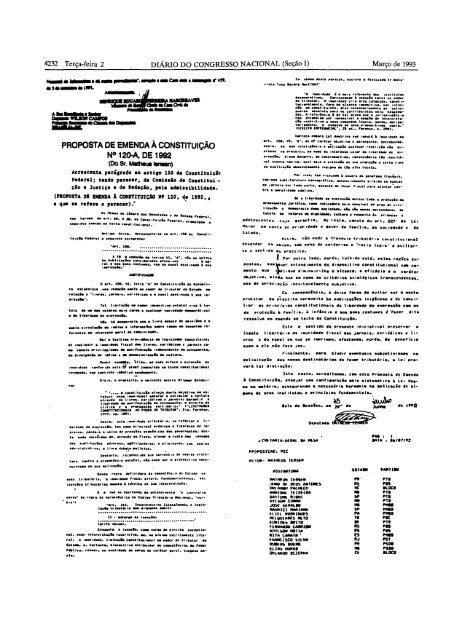 DO CONGRESSO NACIONAL DIÃRIO - CÃ¢mara dos Deputados