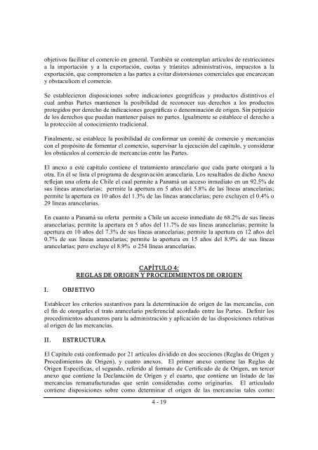 Tratado de Libre Comercio Chile- PanamÃ¡: Resumen por ... - SICE