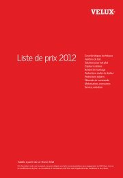 Liste de prix 2012 - Vitrotoit SA