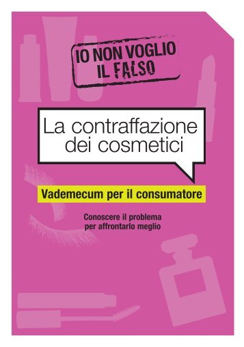 La contraffazione dei cosmetici - Ufficio Italiano Brevetti e Marchi