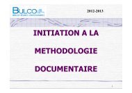 Initiation Ã  la recherche documentaire - BibliothÃ¨que de l'universitÃ© ...