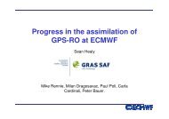 Progress in the assimilation of GPS-RO at ECMWF