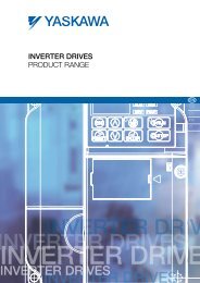 YASKAWA Inverter Drives - Product Range - BERRIOLA S. Coop.