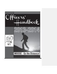 WOTM Officers Handbook - Moose International
