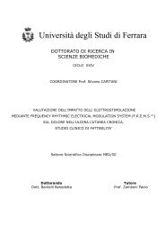 3 - UniversitÃ  degli Studi di Ferrara