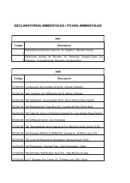 DECLARATORIAS AMBIENTALES / FICHAS AMBIENTALES