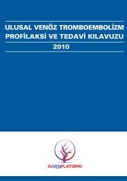 Ulusal Venöz Tromboembolizm Profilaksi ve Tedavi ... - Bdhd.org.tr