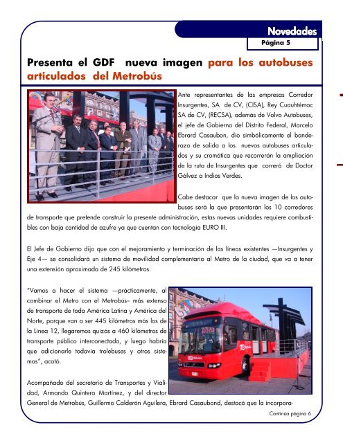 GACETA CISA NOVIEMBRE DE 2007 - ci-sa.com.mx