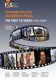 European Security and Defence Policy: The first 10 years - Eulex