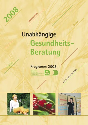 Gesundheits- Beratung 2008