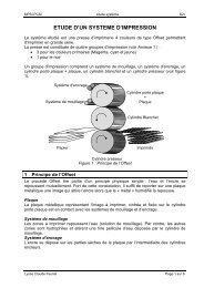 ETUDE D'UN SYSTEME D'IMPRESSION