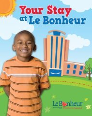 comprehensive guide (pdf) - Le Bonheur Children's Hospital