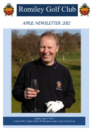 Click here to read April 2012 newsletter - Romiley Golf Club