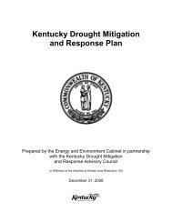 Kentucky Drought Mitigation and Response Plan - Division of Water