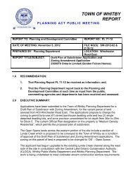 report pl71-12: re: draft plan of subdivision ... - Town of Whitby