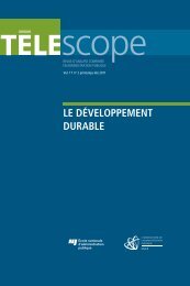 le dÃ©veloppement durable - L'Observatoire de l'administration ...