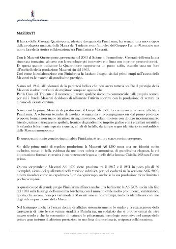 IL PDF COMPLETO DELLA COLLABORAZIONE - Pininfarina