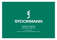Helsinki Flagship print.pptx - Stockmann Group