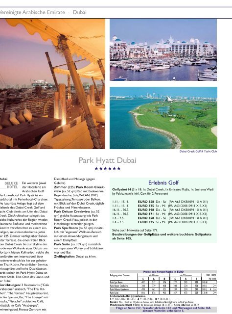 AIRTOURS - Erlebnis Golf - Winter 2008/2009 - tui.com ...